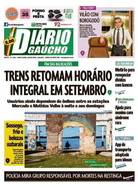capa edição impressa do dia 18/06/2025
