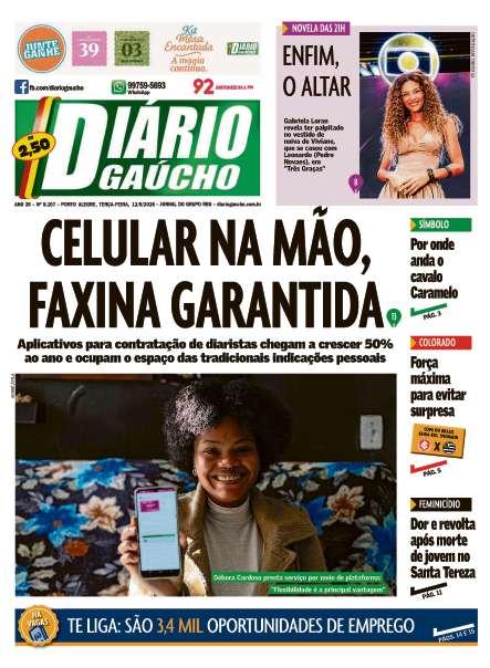 capa edição impressa do dia 12/05/2026
