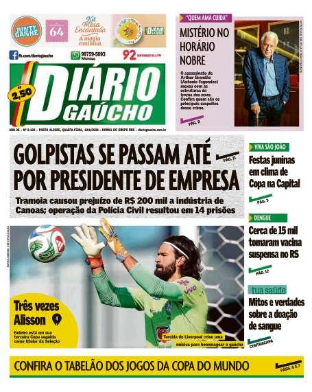 capa edição impressa do dia 10/06/2026