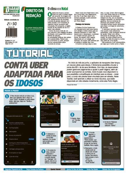 contra capa edição impressa do dia 18/06/2025