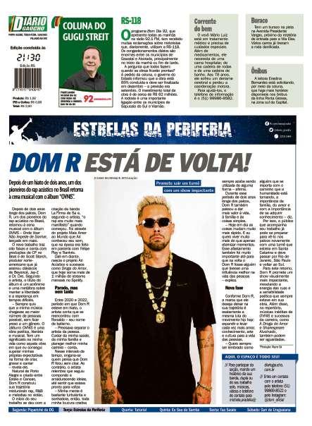 contra capa edição impressa do dia 12/08/2025