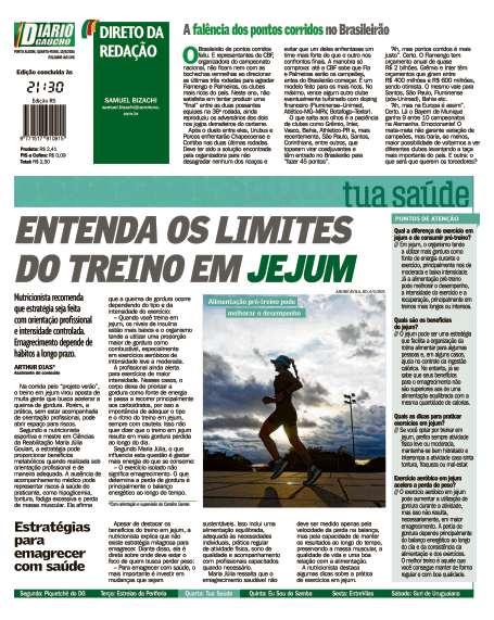 contra capa edição impressa do dia 12/08/2026